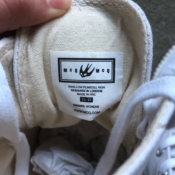 【SOLD】Alexander McQueen High-Top Sneakers - Picture 6 of 7